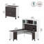 Ensemble de bureau avec rehausse Magomed-272313515