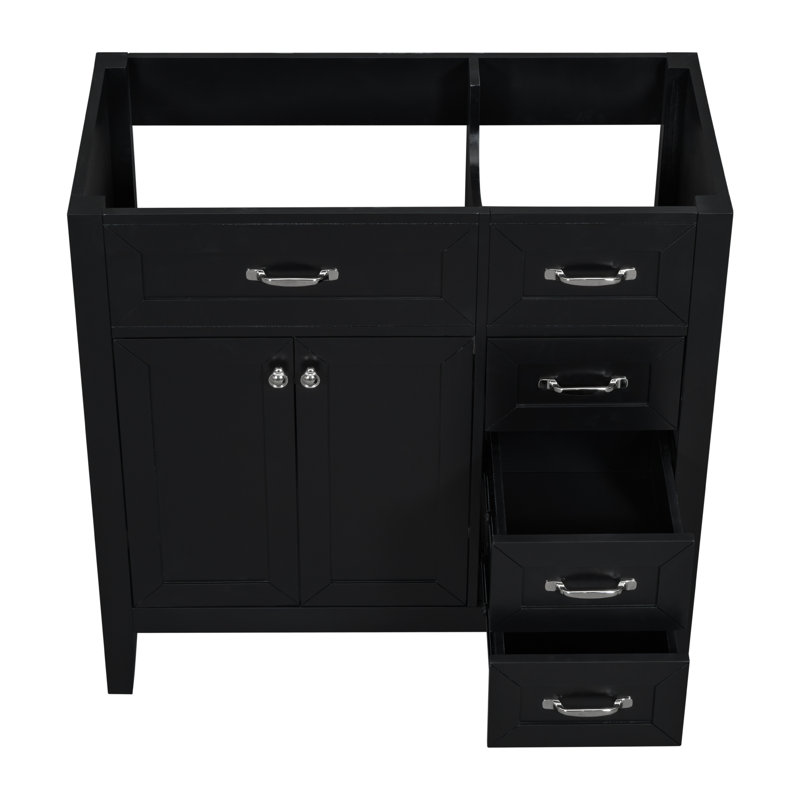 Base de meuble-lavabo simple 35,5 po seulement, L 58,5 po x L 84 po