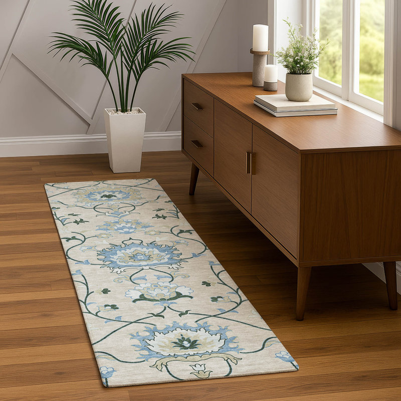 Tapis lavable à la machine intérieur / extérieur ACN2291, Tapis de couloir 2 pi 3 po x 7 pi 6 po