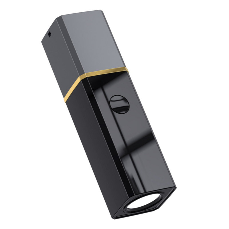 4.8'' Battery Powered Integrated LED Flashlight, Black