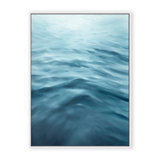 Coastal Retreat  Underwater Clouds XXI - Floater Frame Print on Canvas