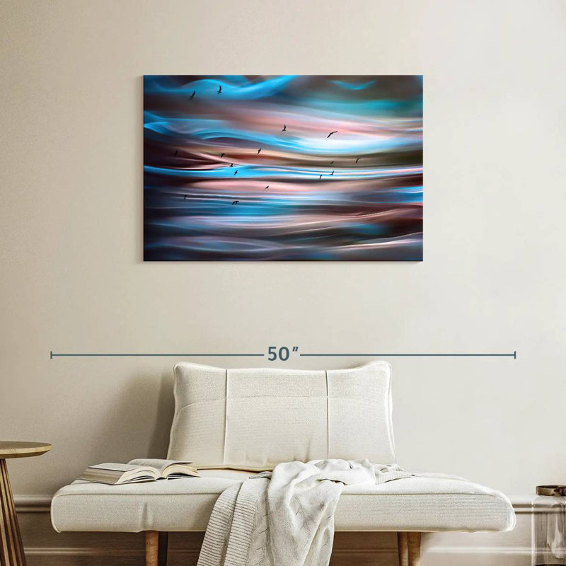 Sunset Birds I, 24" H x 36" W