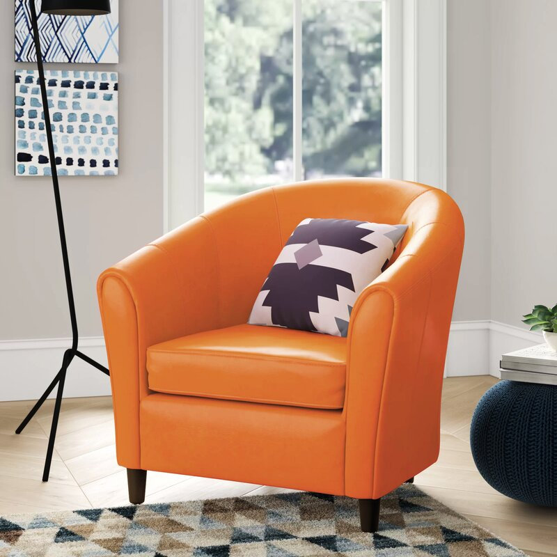 Fauteuil club en similicuir