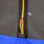 Trampoline with Basketball Hoop Inflator and Ladder, 6pcs extra safety net pole sleeves