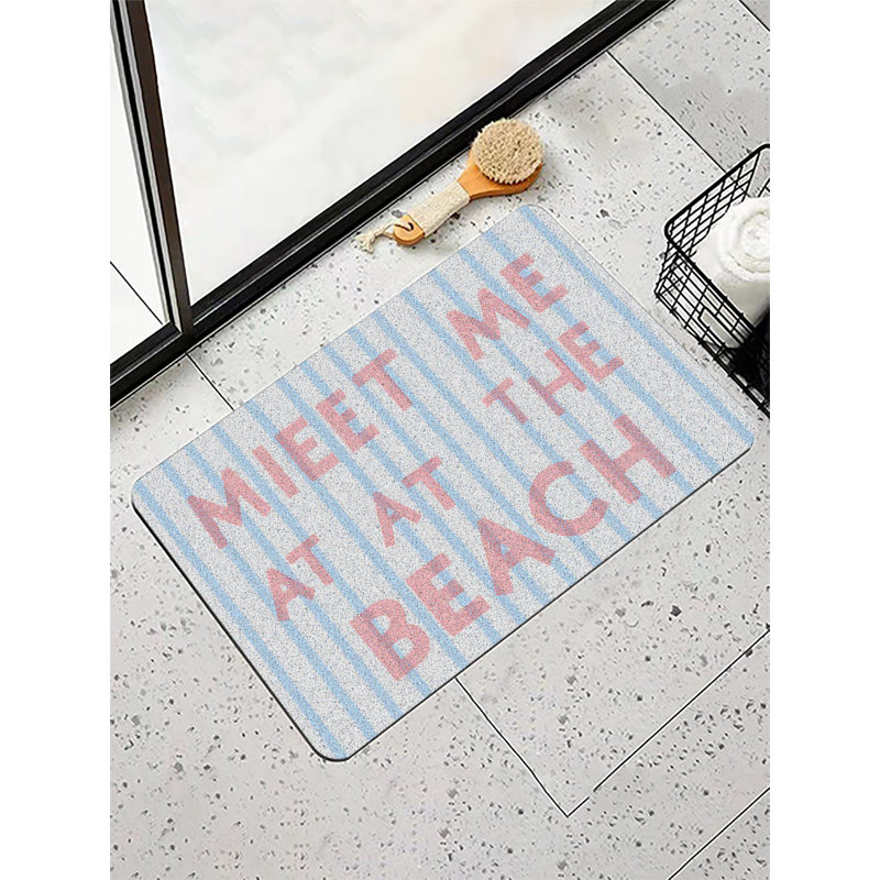 Tapis de bain «Meet Me at the Beach», 16 po x 24 po