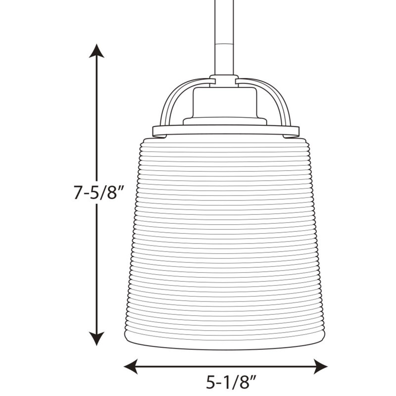 Seydou 1 - Light Single Pendant, Brushed Nickel