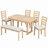 Sarinity 6 - Person Trestle Dining Set-2020033481