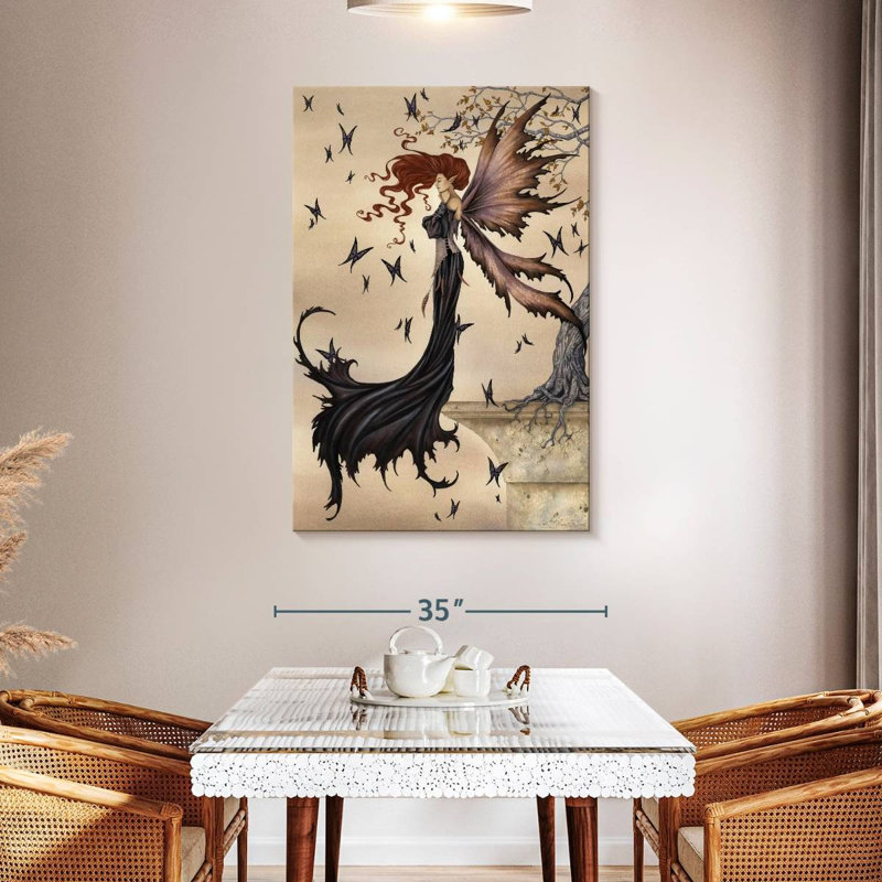 Kelan Black Mystique, 48" H x 32" W