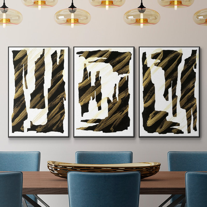 Onyx Obelisks I, H 40 po x l 90 po x P 2 po, Noir