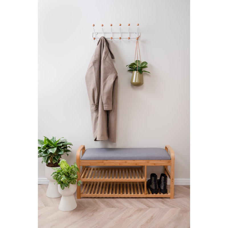 Polyester Upholstered Storage Bench