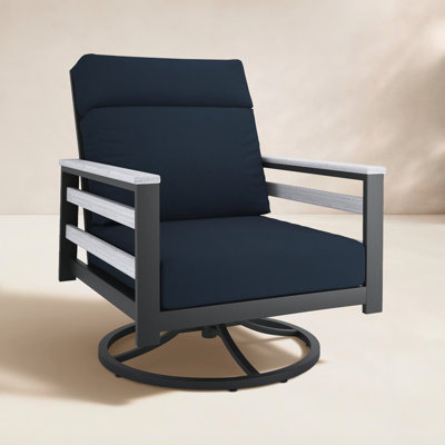 Townsend Sunbrella® Swivel Patio Lounge Chair
