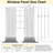 Dennan Linen Curtain Rod Pocket Back Tab,Linen Semi Sheer Curtains for Bedroom-432493410-426090685