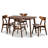 Cherrington 5-Pc Rubberwood Solid Wood Dining Set, 30.7'' H X 18.3'' W X 20.9'' D-1131212496