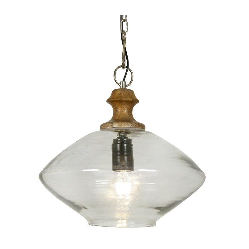 Alfred 1 - Light Wood Single Pendant