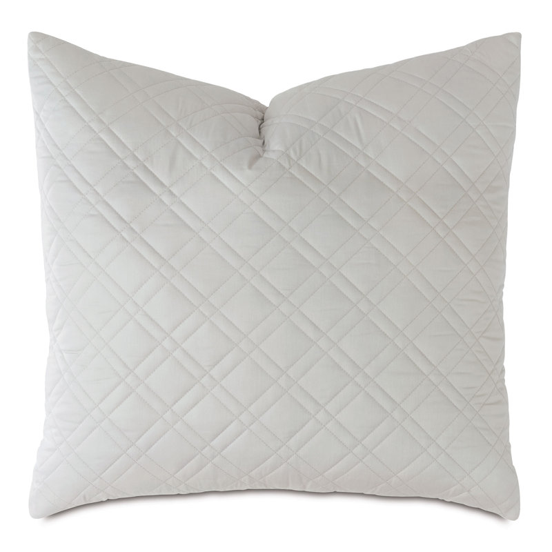 Taie décorative 100% coton, Euro, Argent