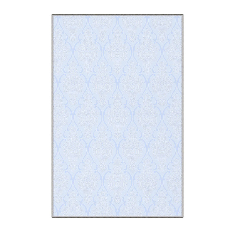 Elegant 3D Printed Area Rug, 4.6 x 7.2 ft | 100% Polyester, 0.31 in Pile Height, Antibacterial | Non-Slip PVC Felt Dot Underside, Machine Washable, Perfect for Living Room or Bedroom, Durable & Stylish Design