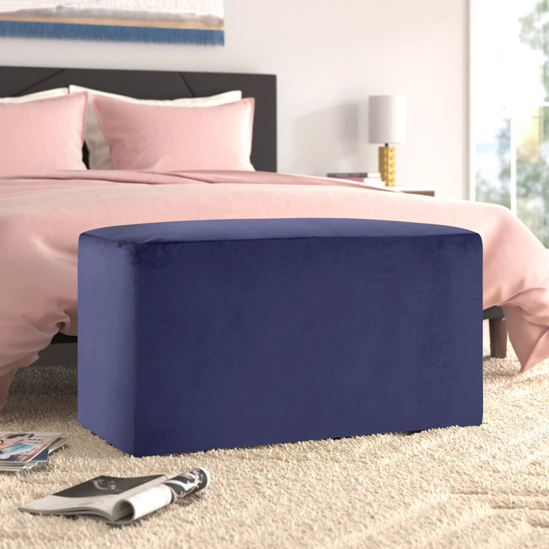 Azemar Upholstered Bench, Bella Royal