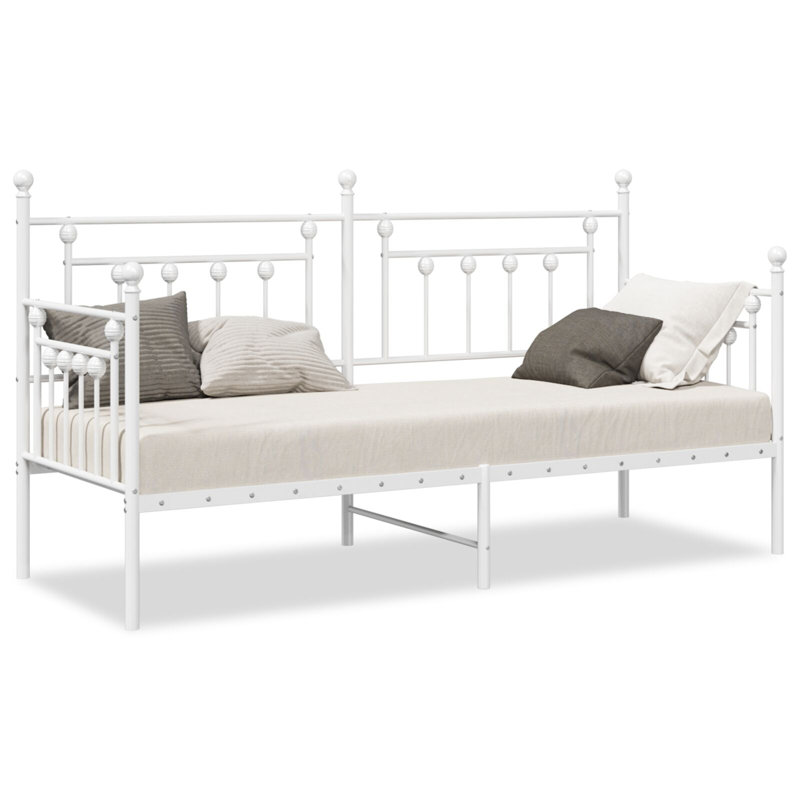 Beds & Bed Frames Metal Durable Bed Frame, 80 x 200cm, White