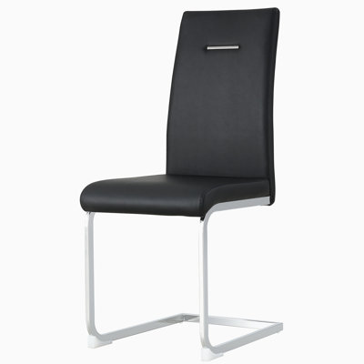 Chaise d'appoint en similicuir
