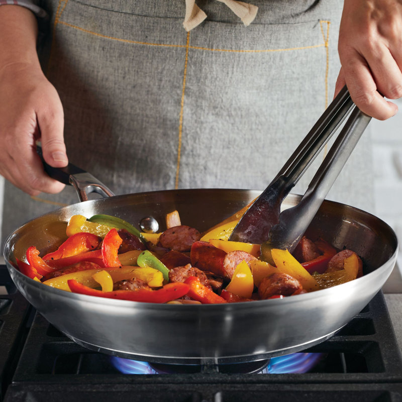 KitchenAid Stainless Steel Induction Frying Pan / Skillet, 12 in.