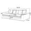 Canapé modulaire 94,49 po café-109105019-109105020