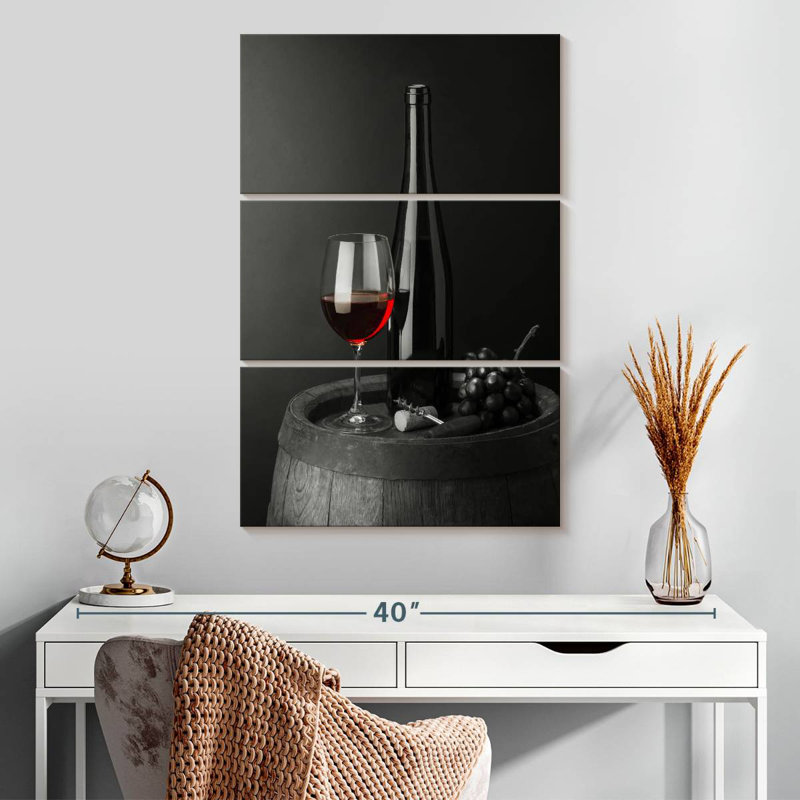 Yarlin Red Wine From Barrel, 32" H x 20" W