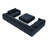 Tremee Velvet Upholstered Modular Sectional Sofa with Ottoman-87599531