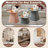 Square Shaped Coffee Table Couch Table For Living Room Modern Side Table-22334889-22334902