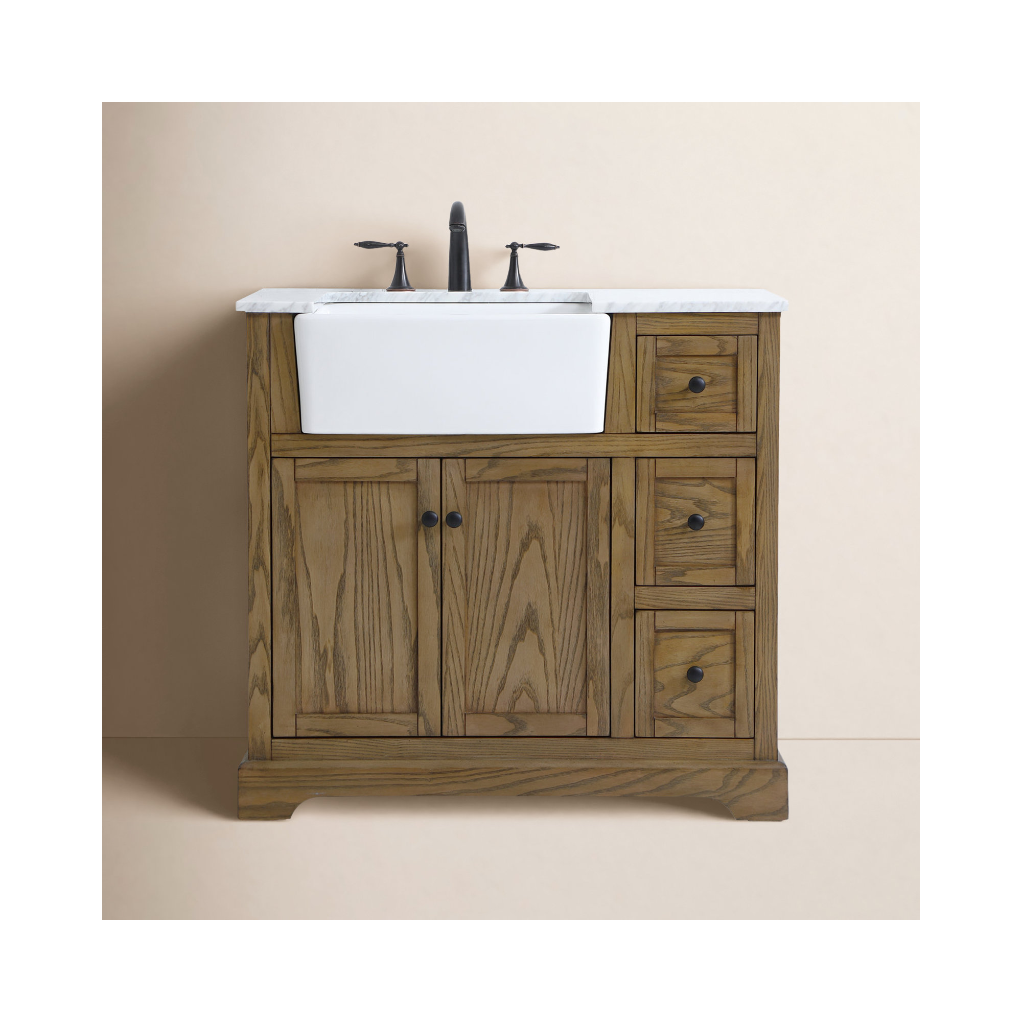 Pardue 36'' Single Bathroom Vanity, Driftwood
