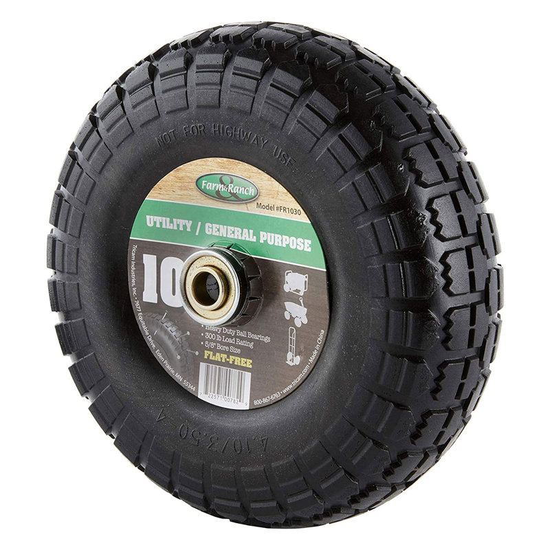 Tricam Farm And Ranch 10 Inch No Flat Replacement Turf Tire For Utility Carts