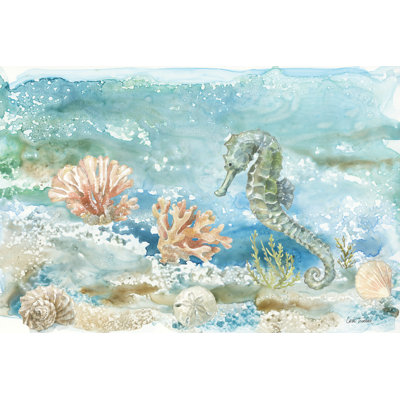 "Druzy Under Sea Life II" sur toile par Leslie Trimbach