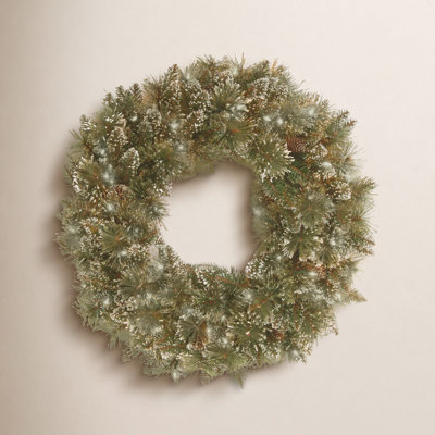 Kalk 24" Pre-Lit Wreath
