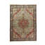 Kashmir Silk Oriental Area Rug in Red/Green