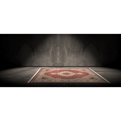 Haque Oriental Wool Hand Woven Area Rug