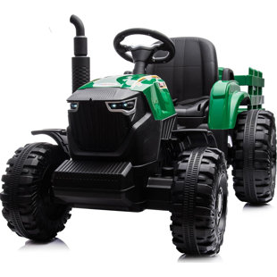 24V 7Ah Ride on Toy for Big Kids, Kids Ride on Car Tractor w/ Remote, 400W Power