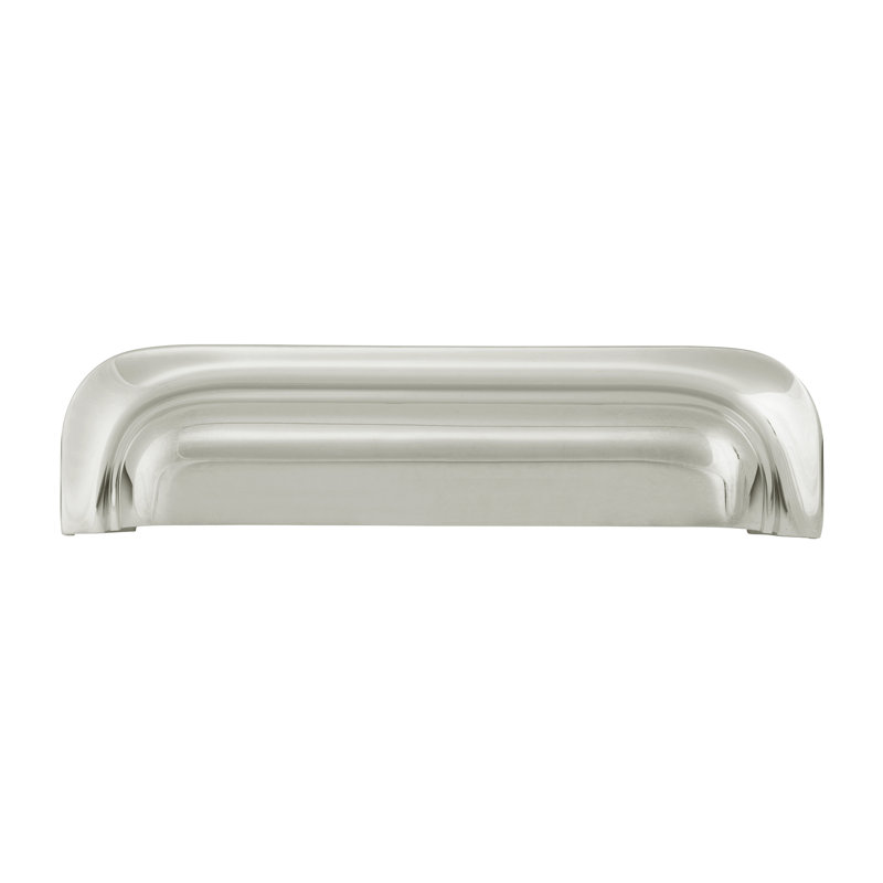 Edgewood Cup / Bin Pull, 3 3/4", Polished Nickel