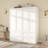 Modern 4-Door Wardrobe with 4 Drawers, Multi-Purpose Storage Cabinet for Bedroom, Elegant Design with Ample Space