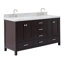 Meuble-lavabo double autoportant 67 po avec plateau en marbre Cambridge-90865105-132355252