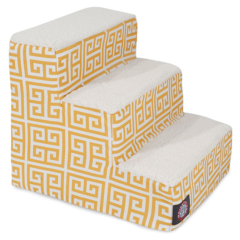 Escalier pour animal 3 marches Towers, Agrume