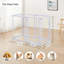24cm H Free Standing Gate With Door-135948765