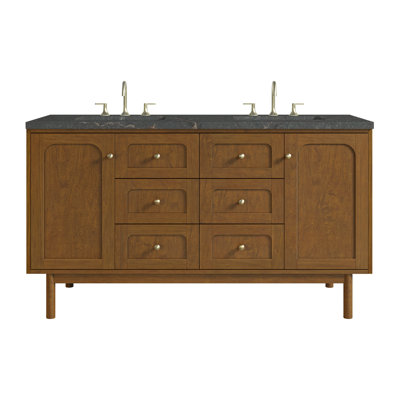Meuble-lavabo double 60 po Laurent