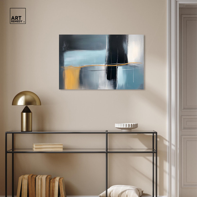 Art moderne, art moderne sur toile Boho, H 20 po x l 30 po x P 1,5 po, Ne s’applique pas, Toile tendue