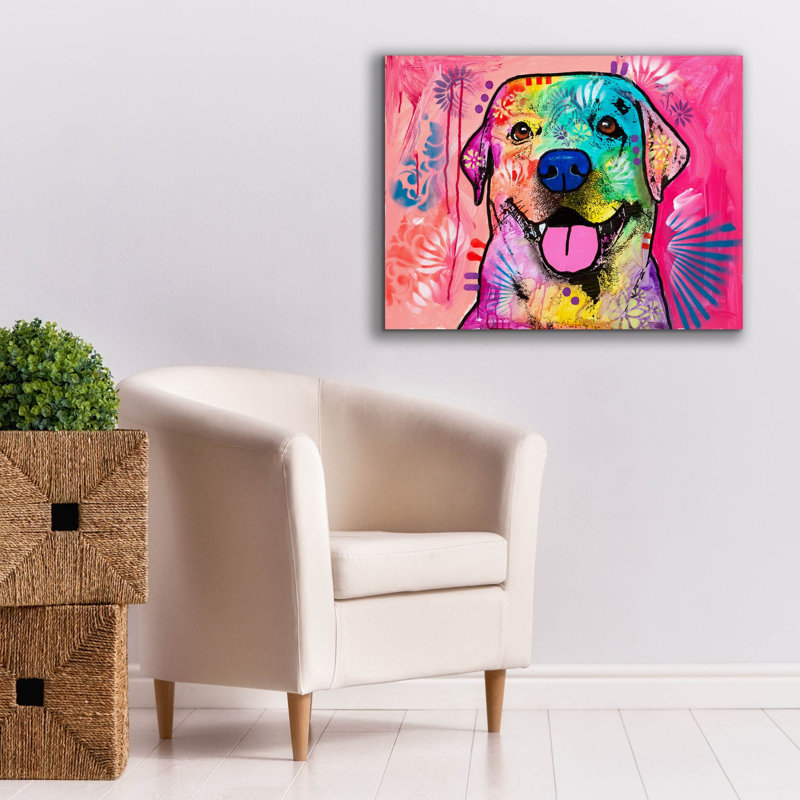 «I Love Being Part Of The Team» par Dean Russo, art mural sur toile, 34 po x 26 po, H 26 po x l 34 po