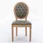 Cadre en bois massif de style français, peinture antique, boucle en PU tirée à la main