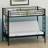 All-in-One Metal Bunk Bed, Multi-Function Design
