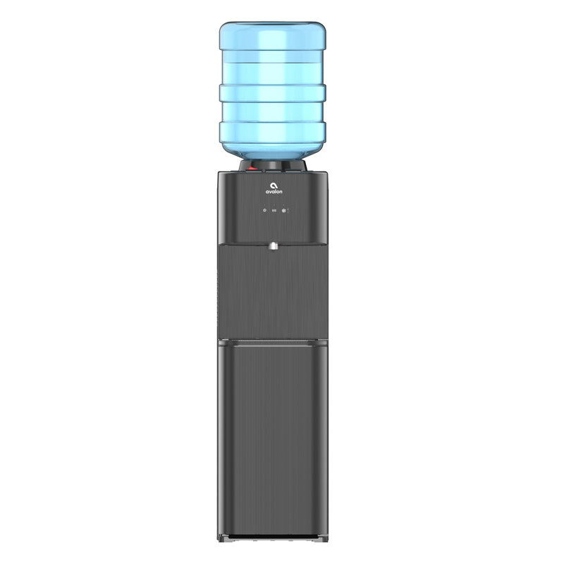 Black Top Loading Water Cooler Dispenser with Child Safety Lock