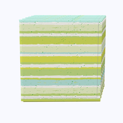 100% Cotton Striped Square Napkin