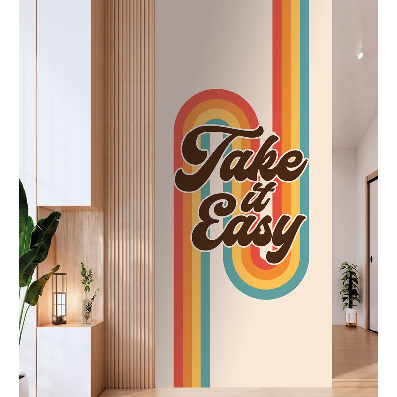 Take It Easy Wall Mural