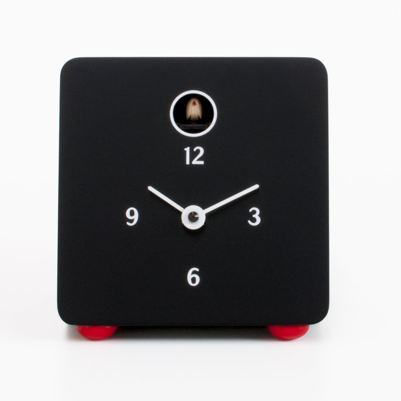 Banas Wood Wall Clock, Black