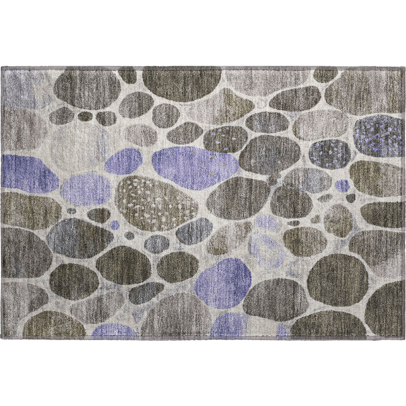 Premium Machine Washable  Geometric Rug, Rectangle 1'8" x 2'6"